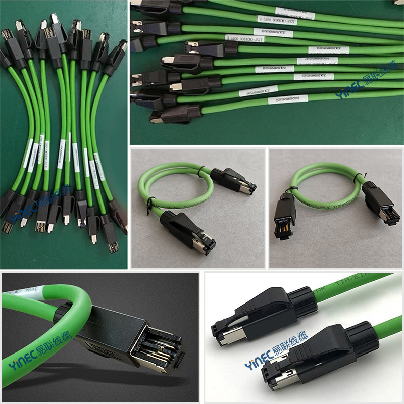 JZSP-CM3RR00-03-E安川MECHATROLINK-III通信電纜RJ-45水晶頭是什么樣的？
